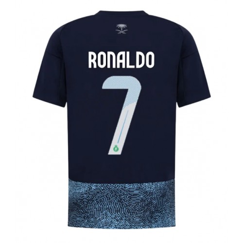 Stroje piłkarskie Al-Nassr Cristiano Ronaldo #7 Koszulka Wyjazdowej 2025-26 Krótki Rękaw